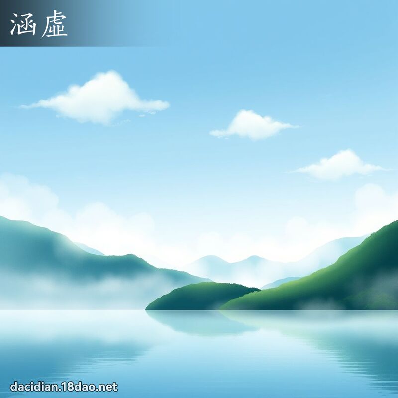 涵虛 - 國語大辭典配圖