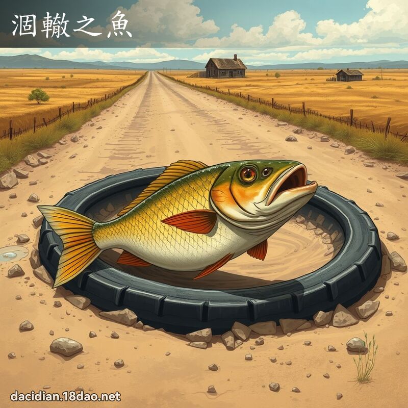 涸轍之魚 - 國語大辭典配圖