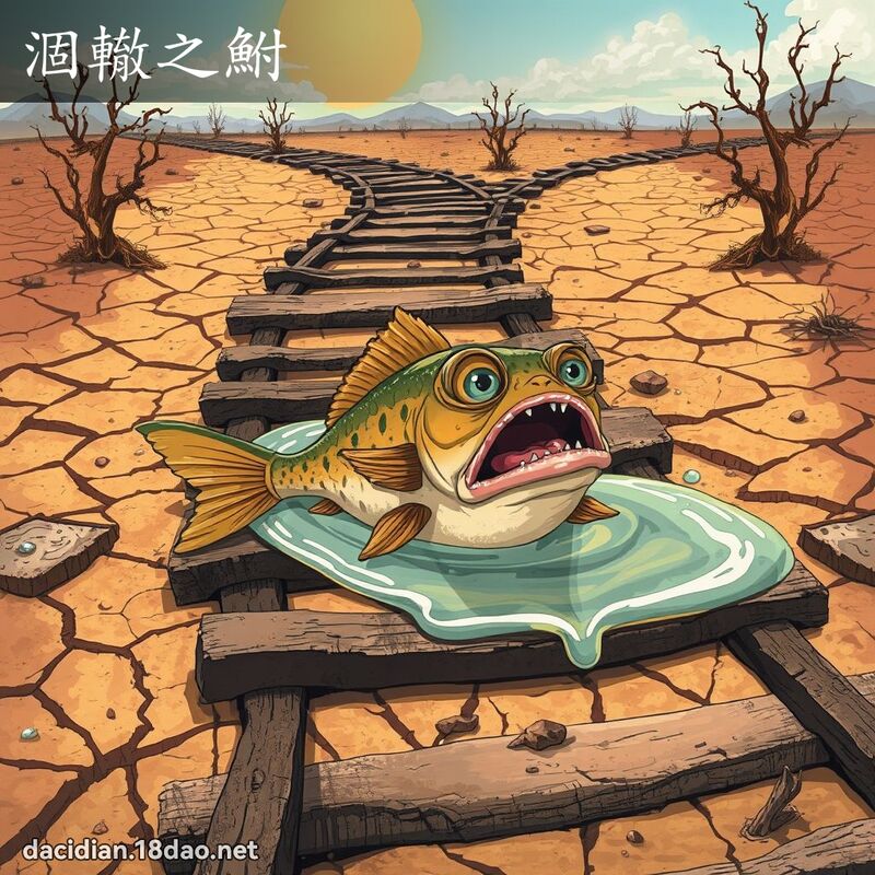 涸辙之鮒 - 国语大辞典配图