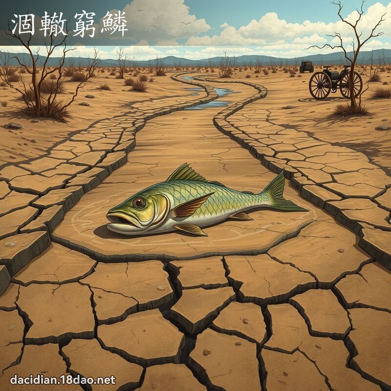 涸轍窮鱗 - 國語大辭典配圖