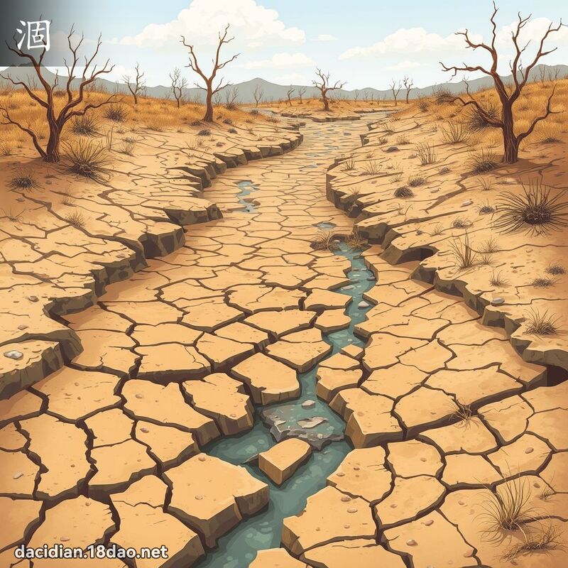 汉字: 涸 (多音字)