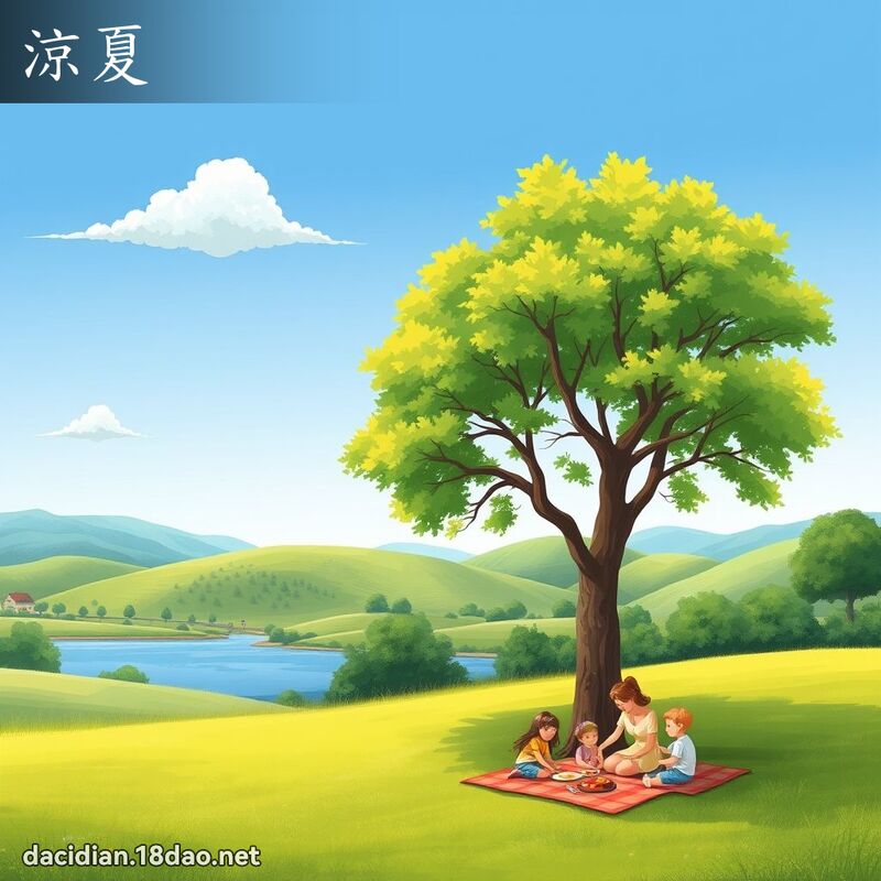 涼夏 - 國語大辭典配圖