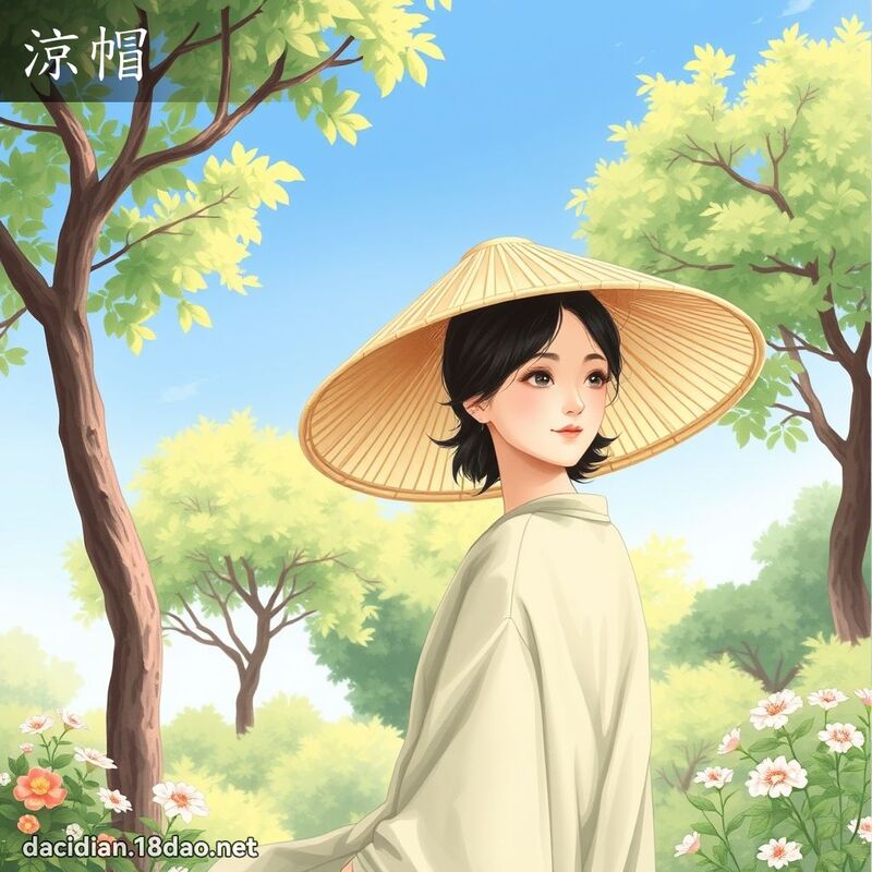 凉帽 - 国语大辞典配图