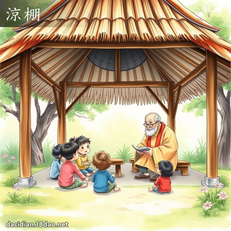 涼棚 - 國語大辭典配圖
