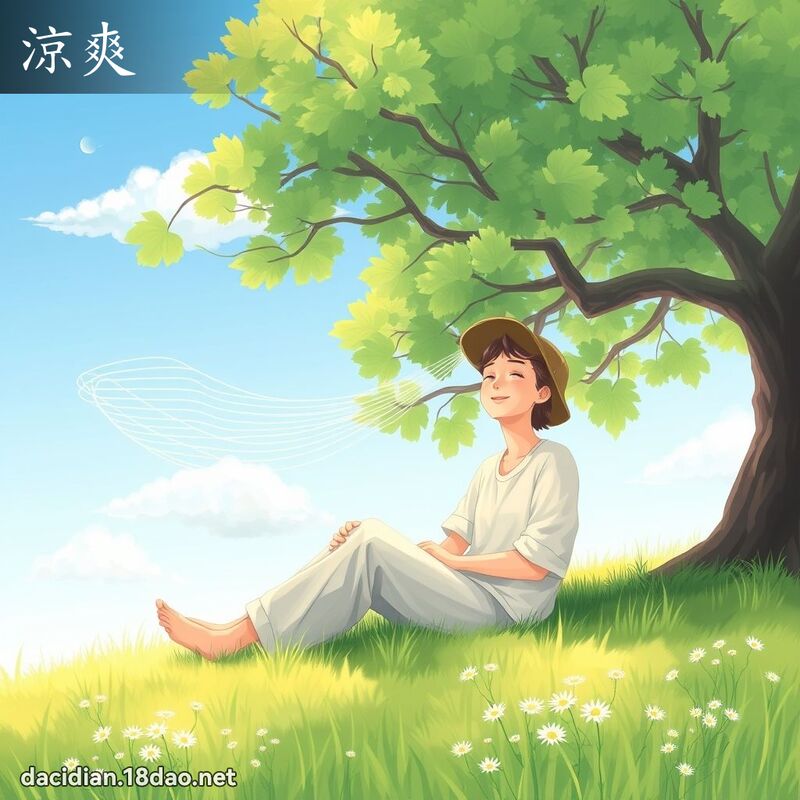 凉爽 - 国语大辞典配图