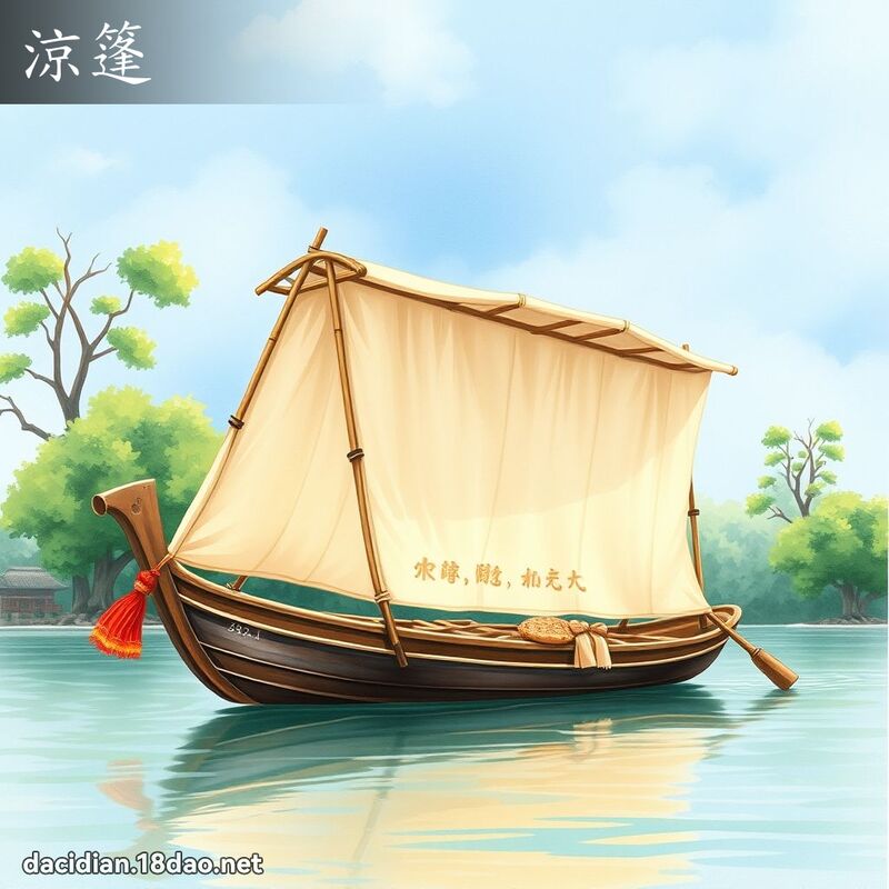 凉篷 - 国语大辞典配图