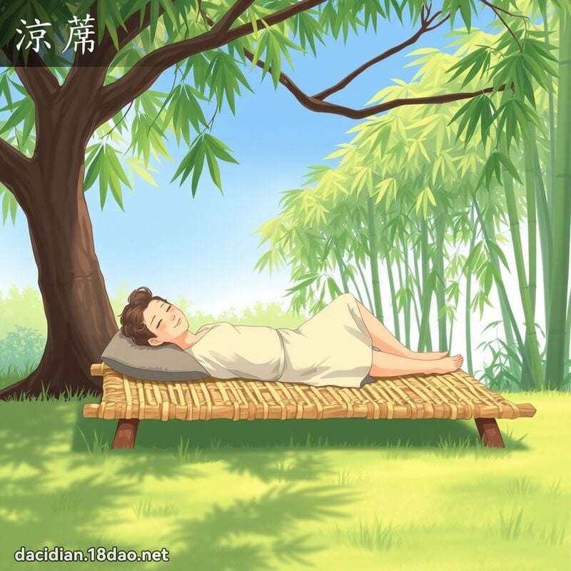 凉蓆 - 国语大辞典配图