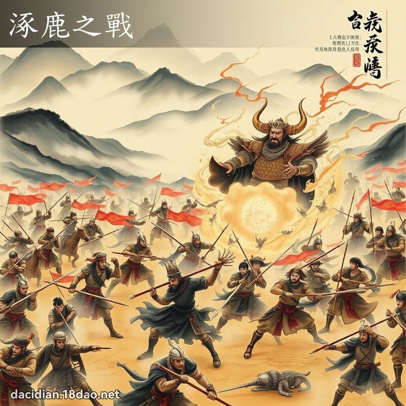 涿鹿之戰 - 國語大辭典配圖
