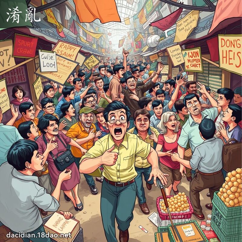淆亂 - 國語大辭典配圖