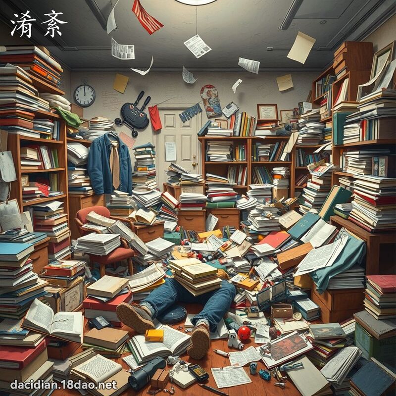 淆紊 - 國語大辭典配圖