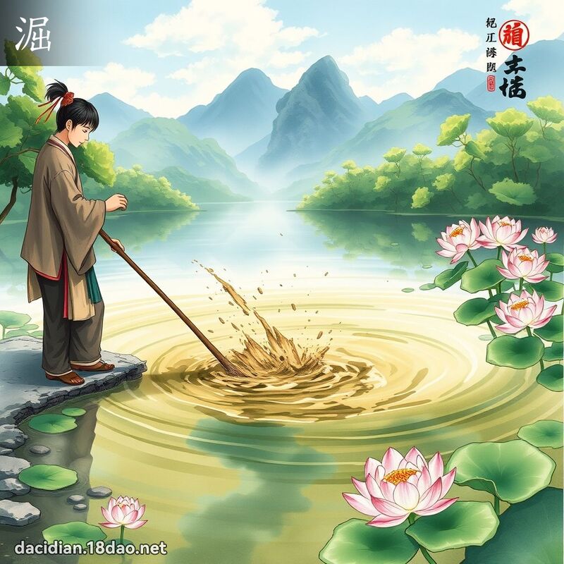 淈 - 国语大辞典配图