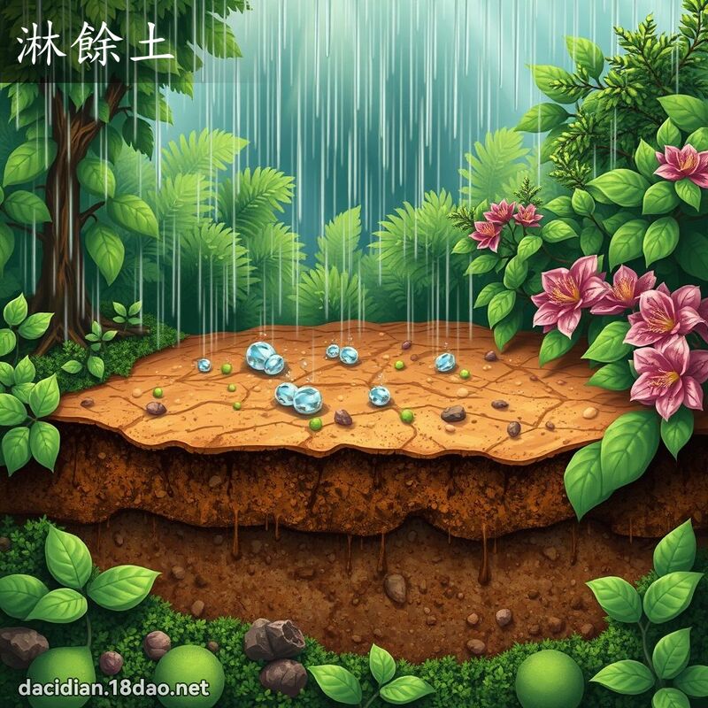 淋餘土 - 國語大辭典配圖