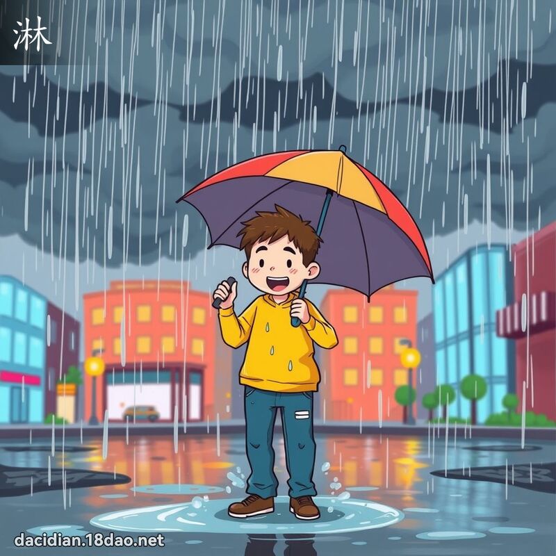 淋 - 國語大辭典配圖