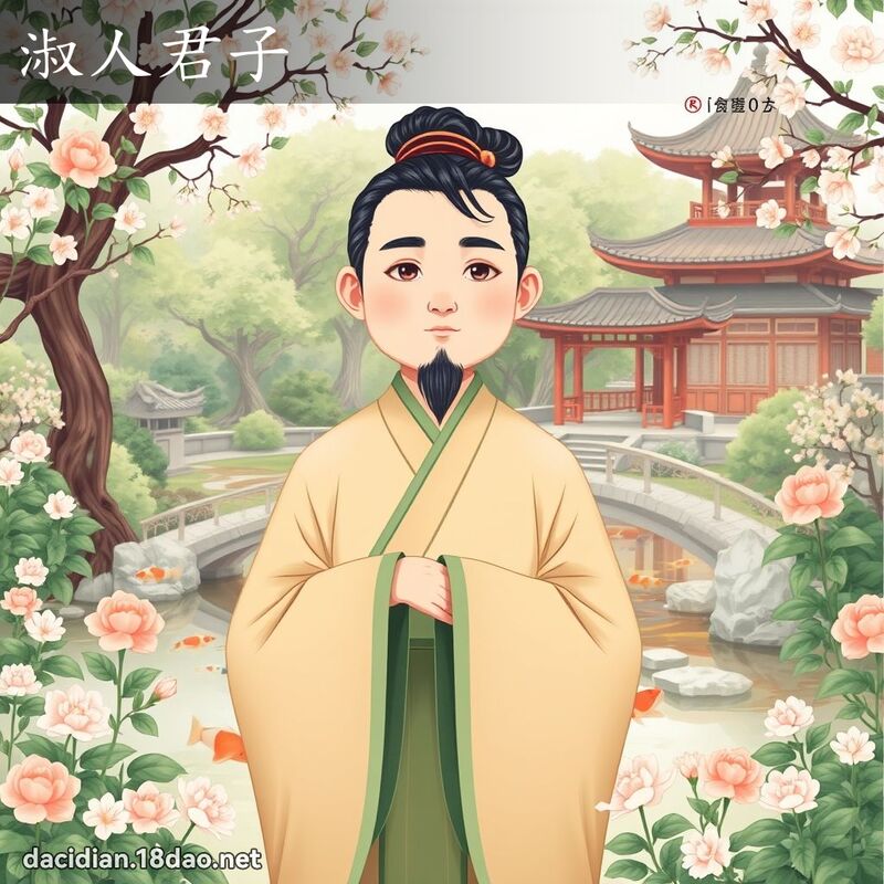 淑人君子 - 国语大辞典配图