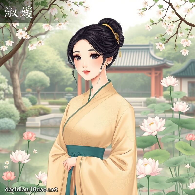 淑媛 - 国语大辞典配图