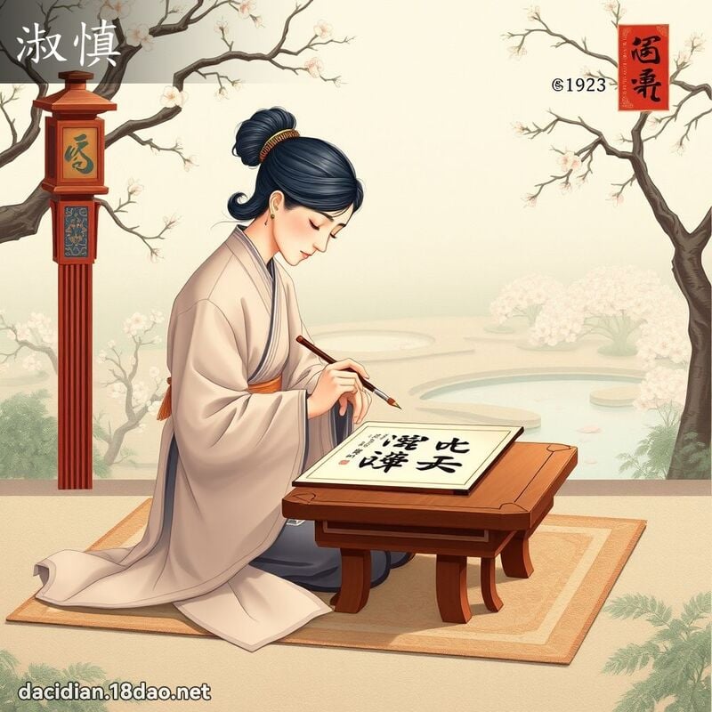 淑慎 - 国语大辞典配图