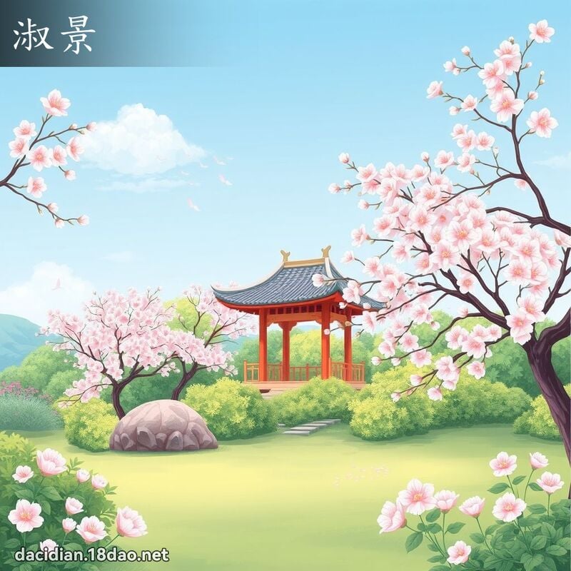 淑景 - 国语大辞典配图