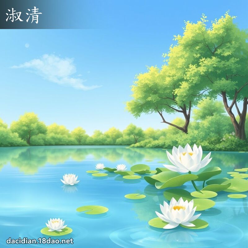 淑清 - 国语大辞典配图