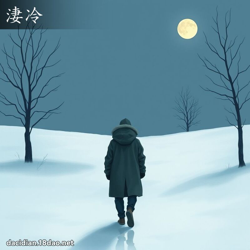 淒冷 - 国语大辞典配图