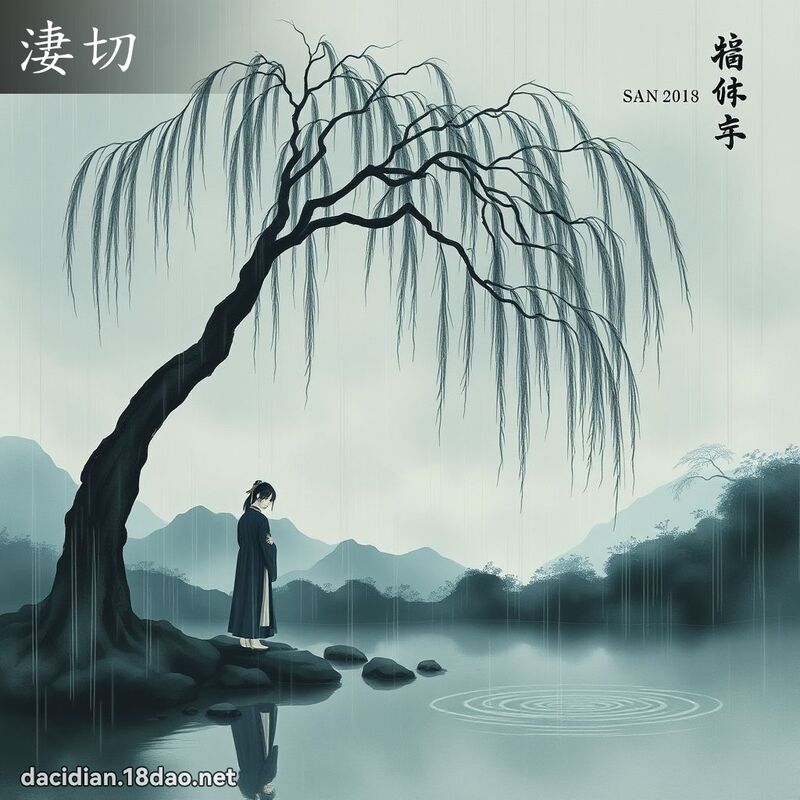 淒切 - 國語大辭典配圖