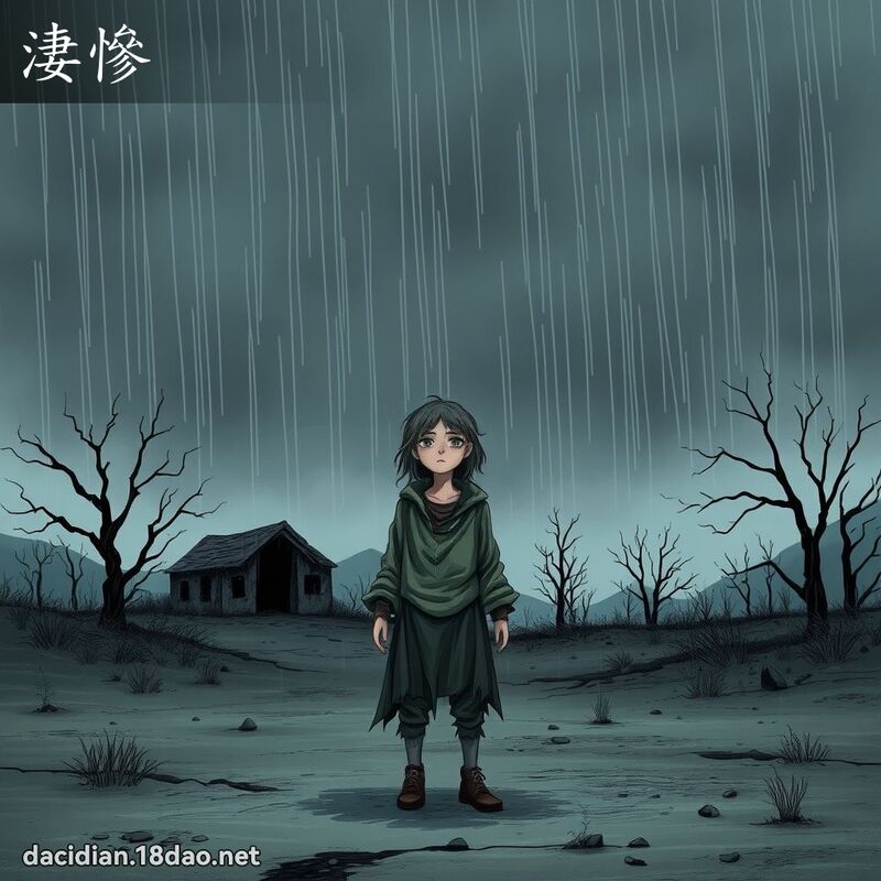 淒惨 - 国语大辞典配图