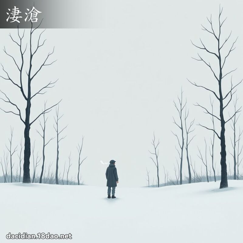 淒滄 - 國語大辭典配圖
