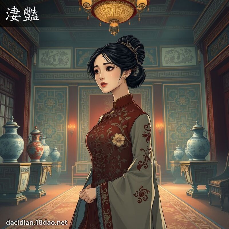 淒豔 - 國語大辭典配圖