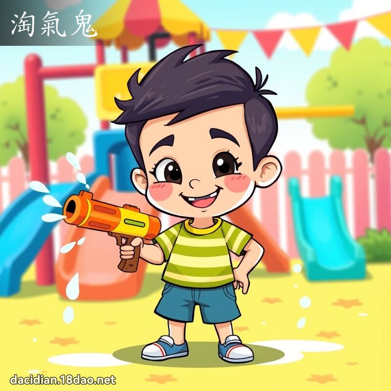 淘氣鬼 - 國語大辭典配圖