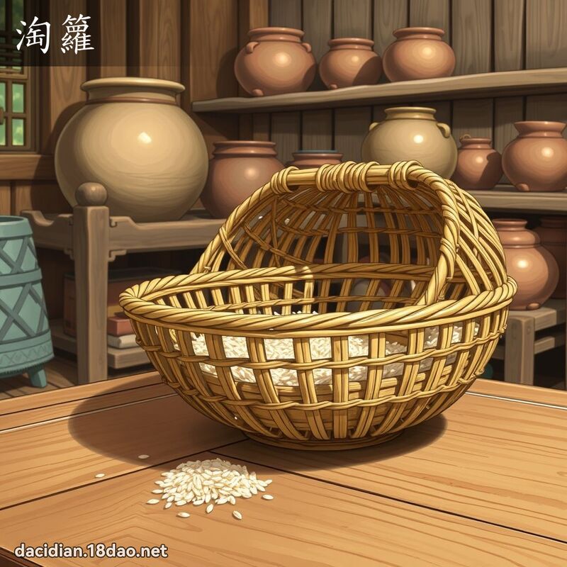 淘箩 - 国语大辞典配图