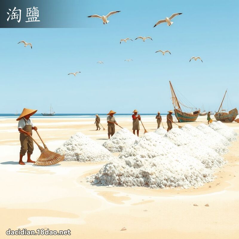淘盐 - 国语大辞典配图