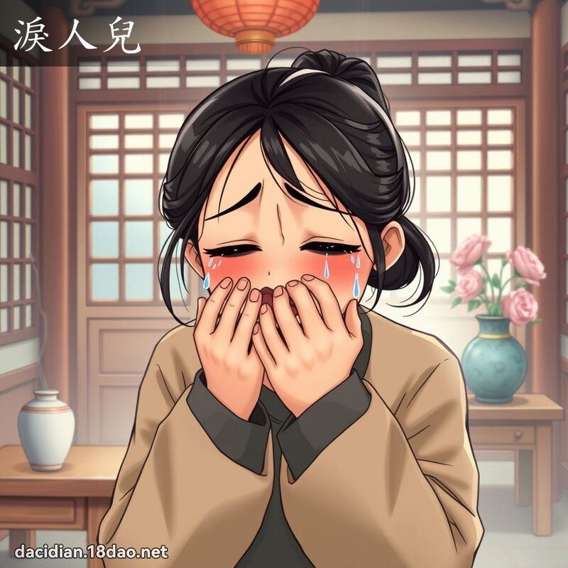 泪人儿 - 国语大辞典配图