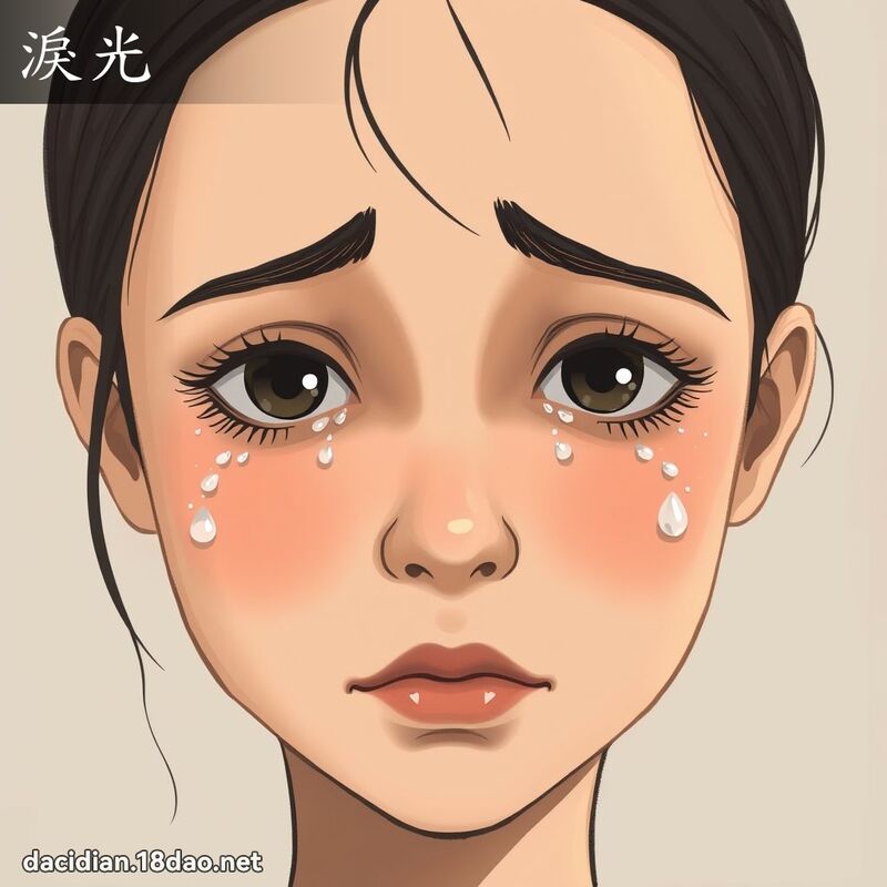 淚光 - 國語大辭典配圖