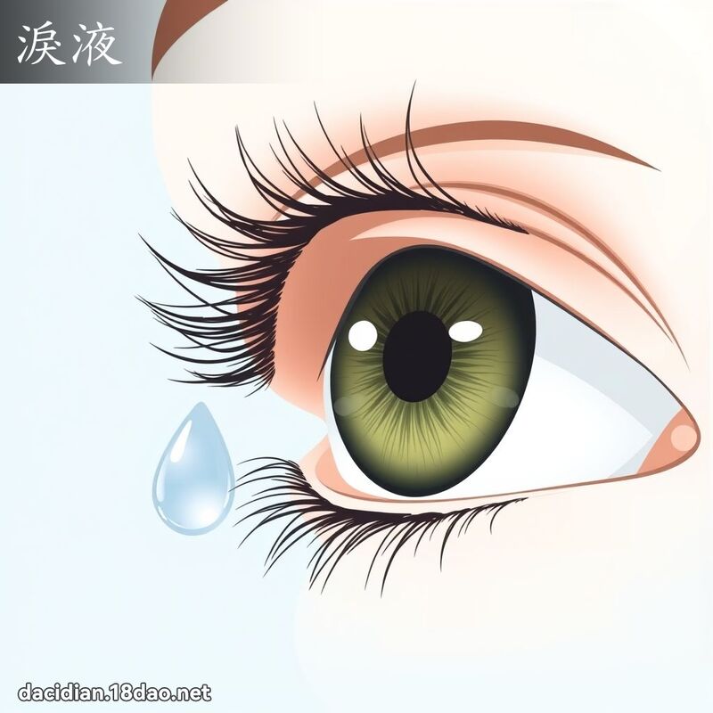 泪液 - 国语大辞典配图