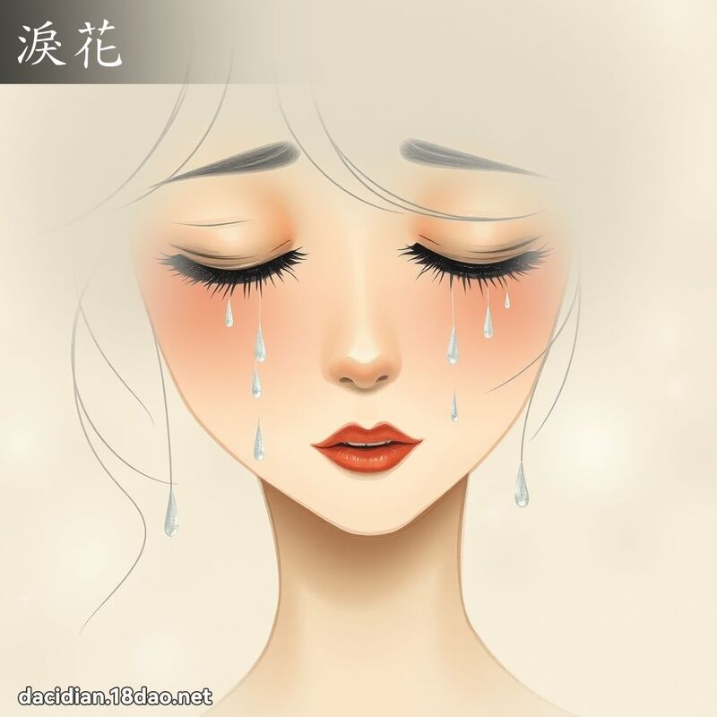 淚花 - 國語大辭典配圖