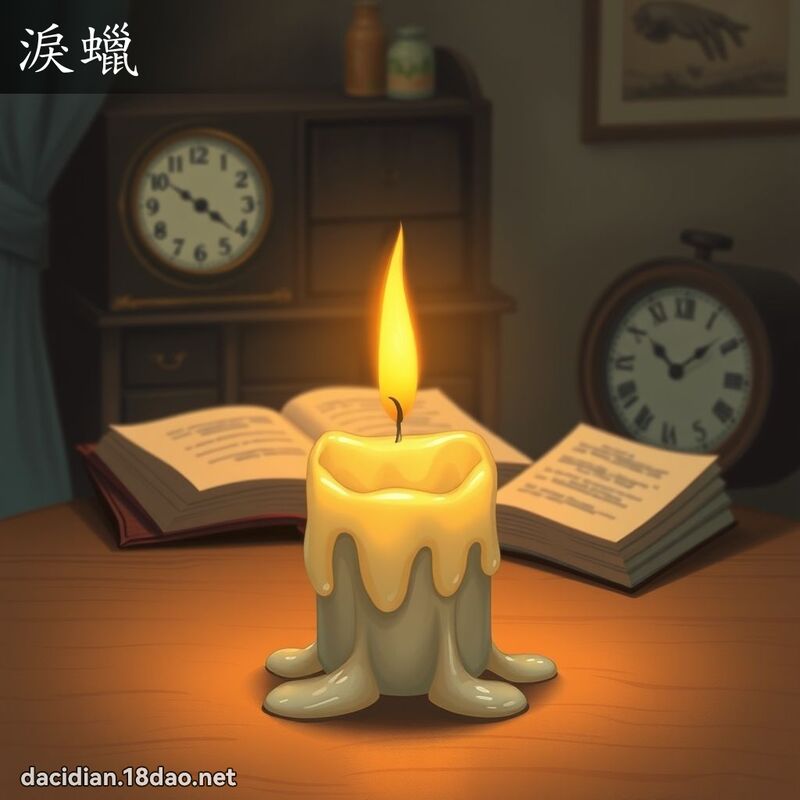 泪蜡 - 国语大辞典配图