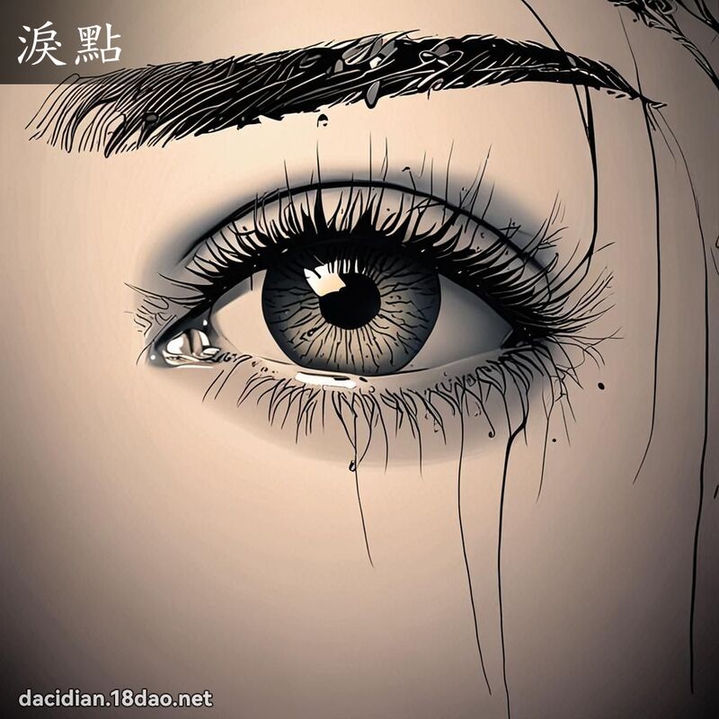 淚點 - 國語大辭典配圖