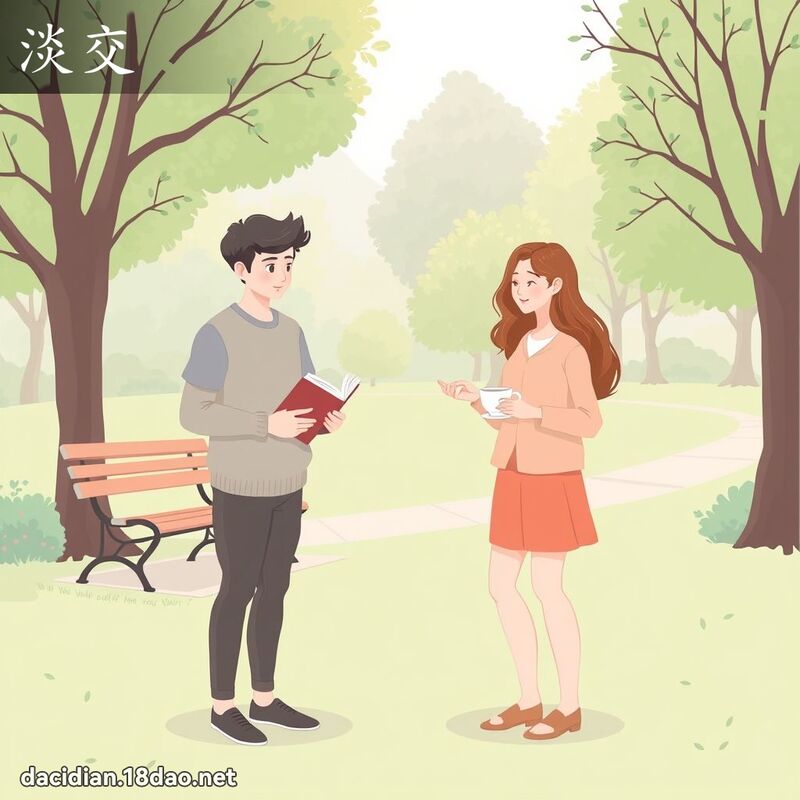 淡交 - 國語大辭典配圖