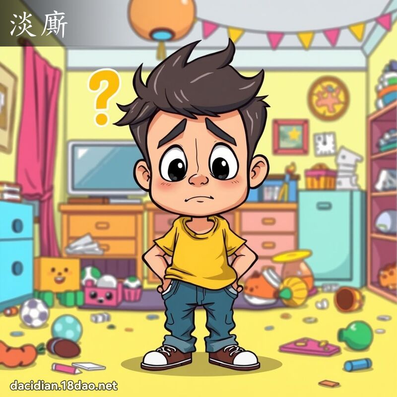 淡廝 - 國語大辭典配圖