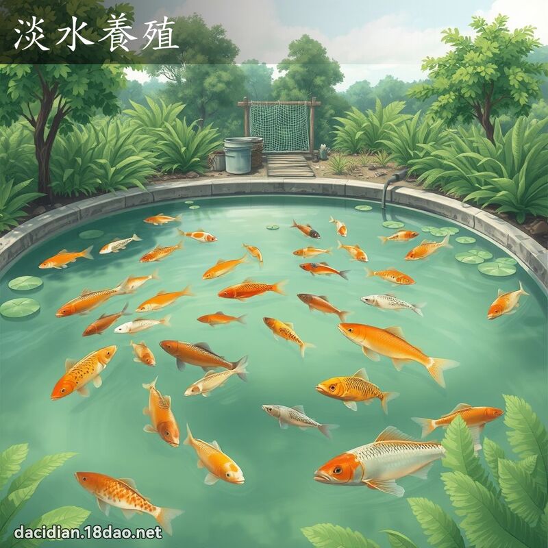 淡水养殖 - 国语大辞典配图