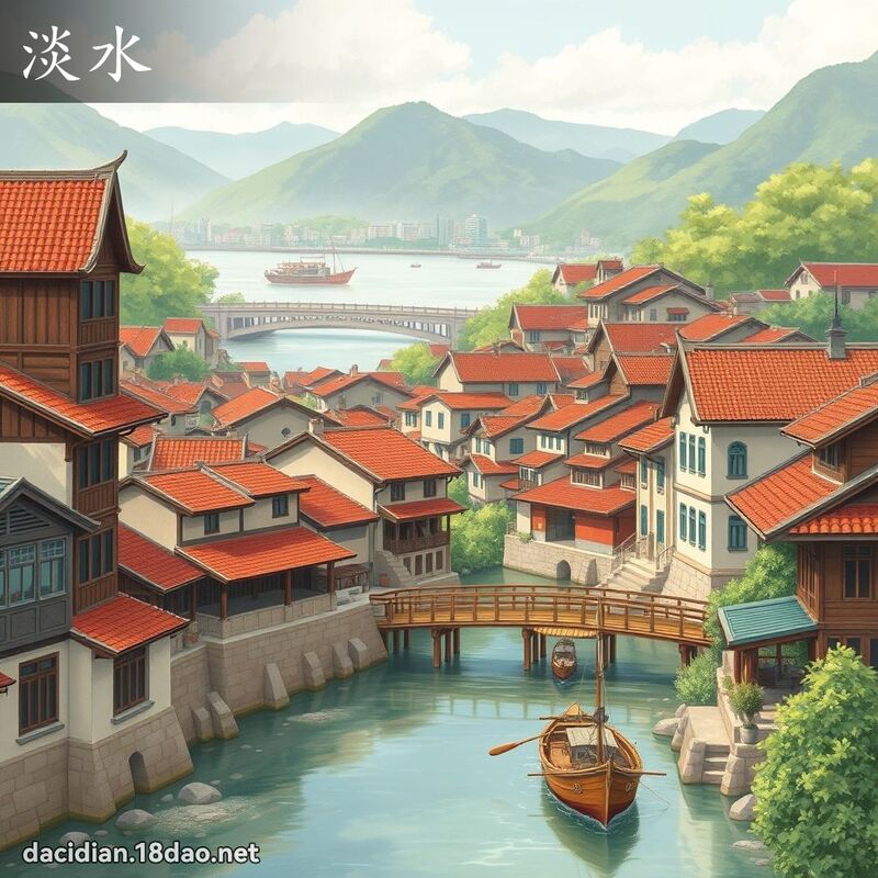 淡水 - 国语大辞典配图