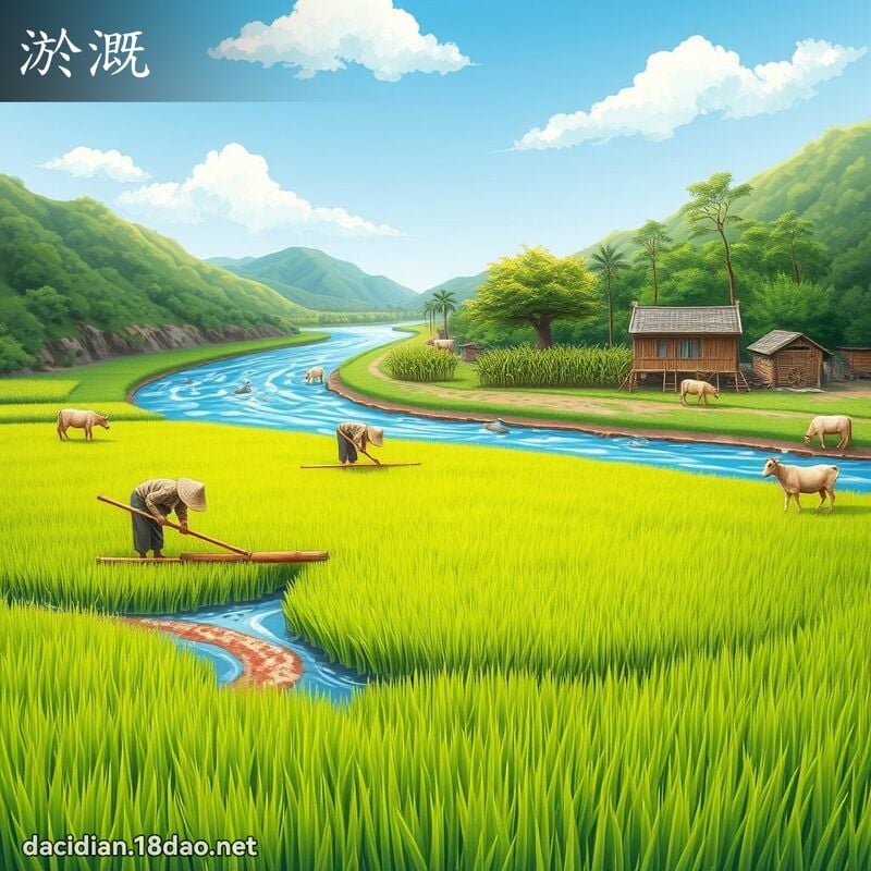 淤溉 - 國語大辭典配圖