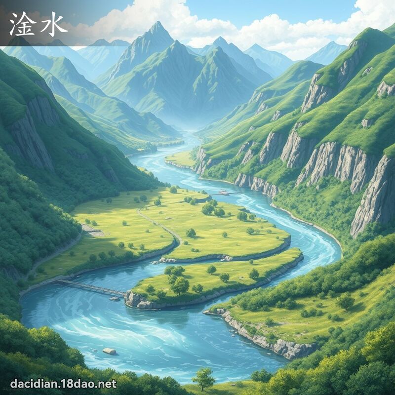 淦水 - 國語大辭典配圖