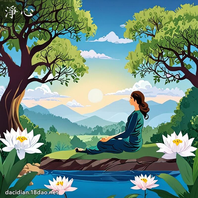 淨心 - 國語大辭典配圖
