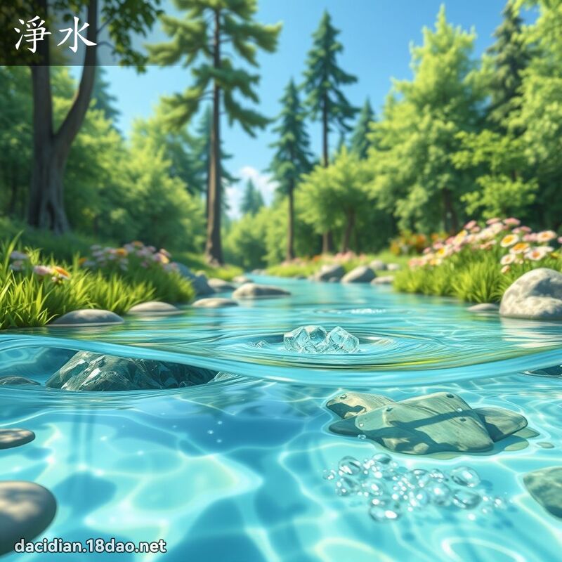 淨水 - 國語大辭典配圖