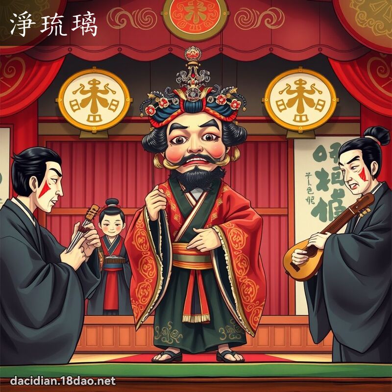 淨琉璃 - 國語大辭典配圖