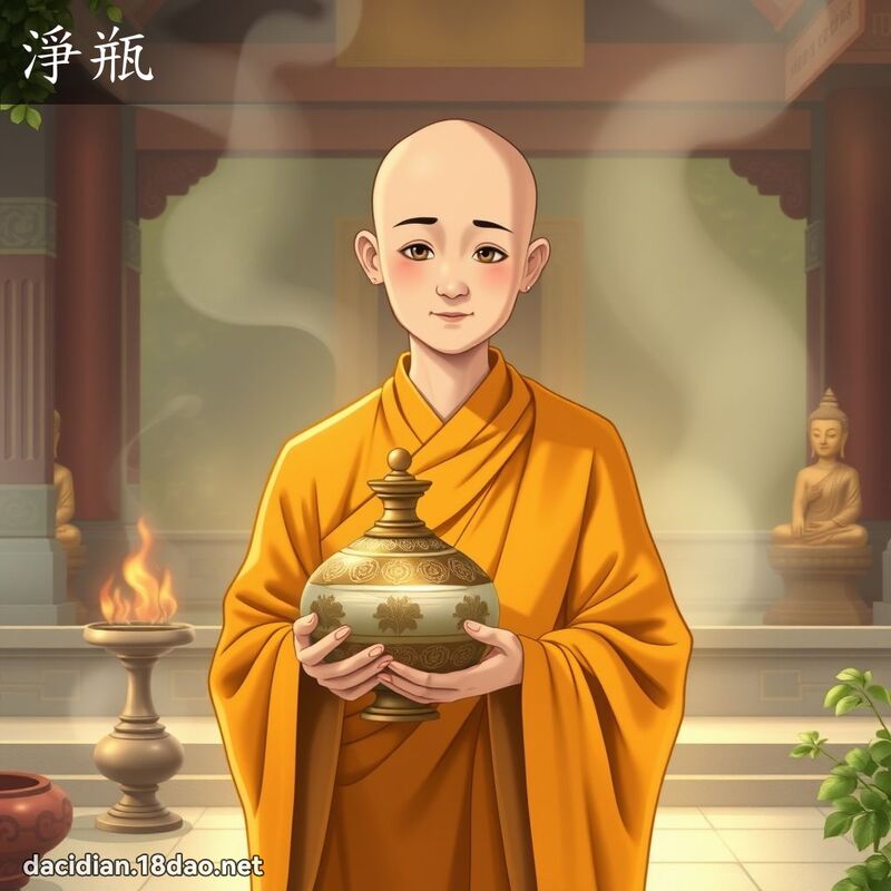 淨瓶 - 國語大辭典配圖