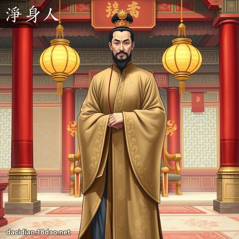 净身人 - 国语大辞典配图