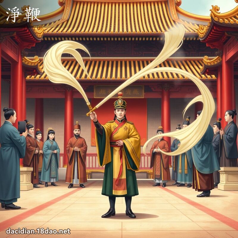 净鞭 - 国语大辞典配图