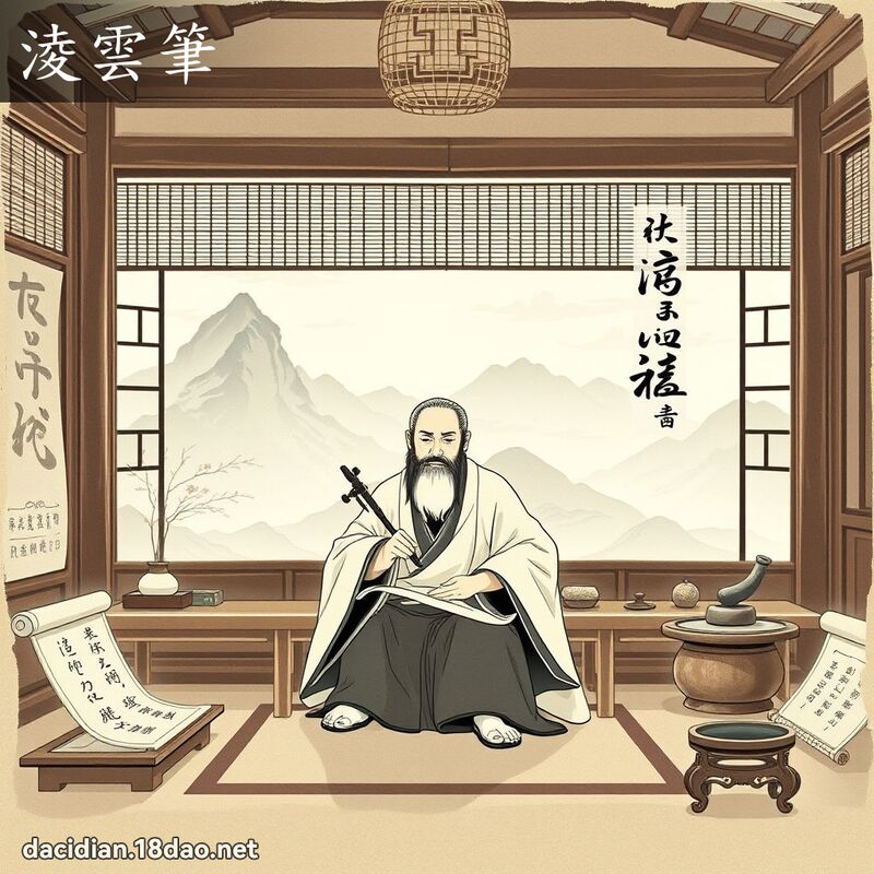 凌云笔 - 国语大辞典配图