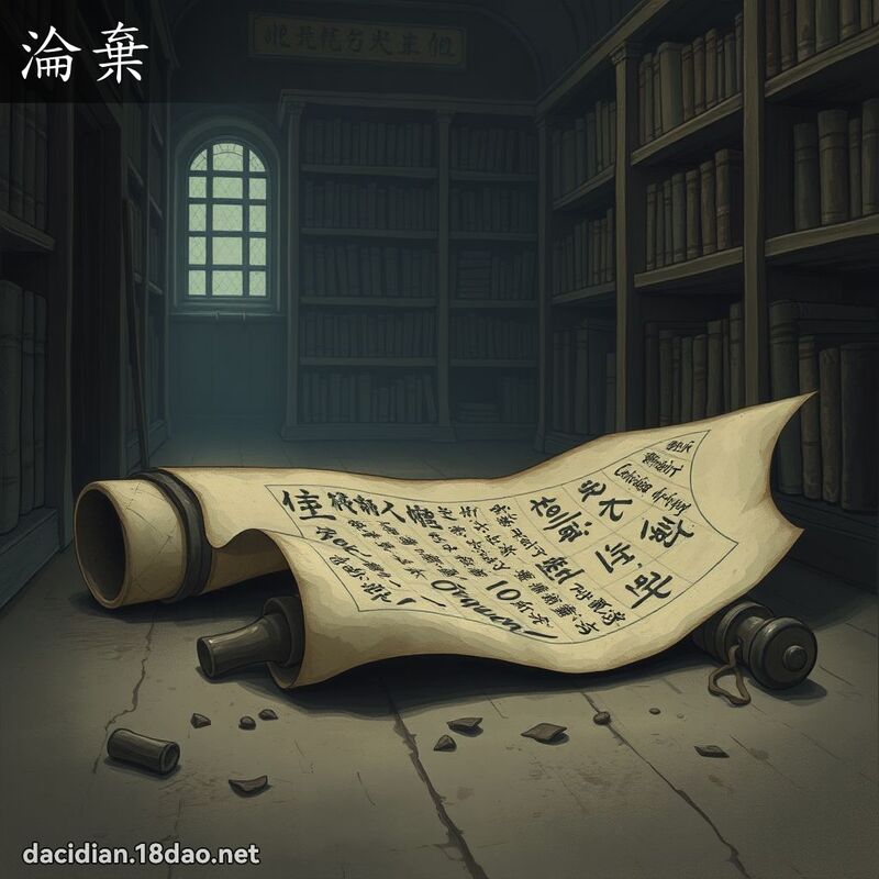 沦弃 - 国语大辞典配图